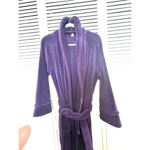 Charter Club Intimates Womens Purple Bathrobe